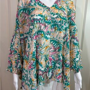 Butterfly Print Women's Top